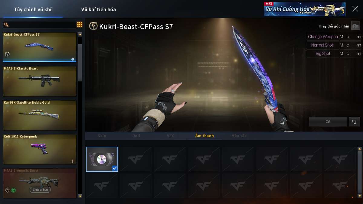 shop acc cf uy tin gia re
